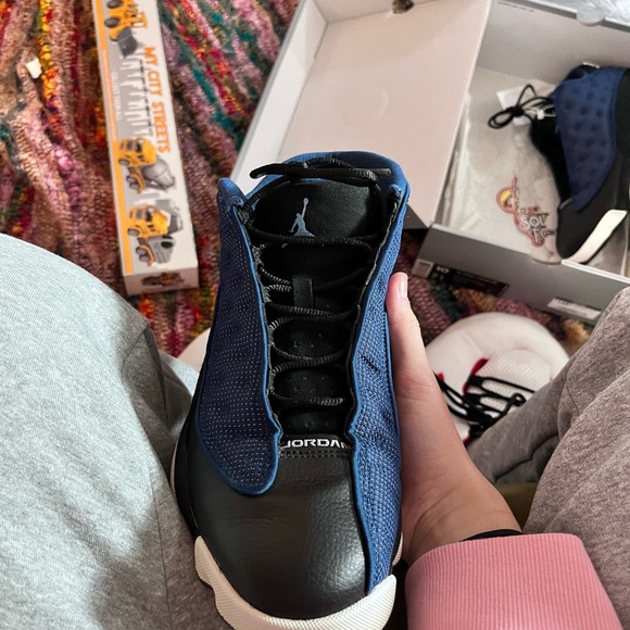 Jordan 13 Retro Brave Blue Size 10 men’s slightly used - Picture 8 of 9